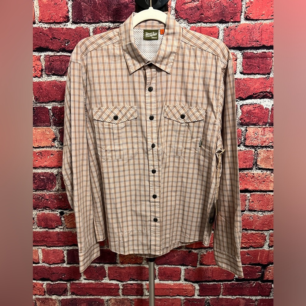 Howler Brothers Rare Casual Vented Button Up Shirt, Size Small